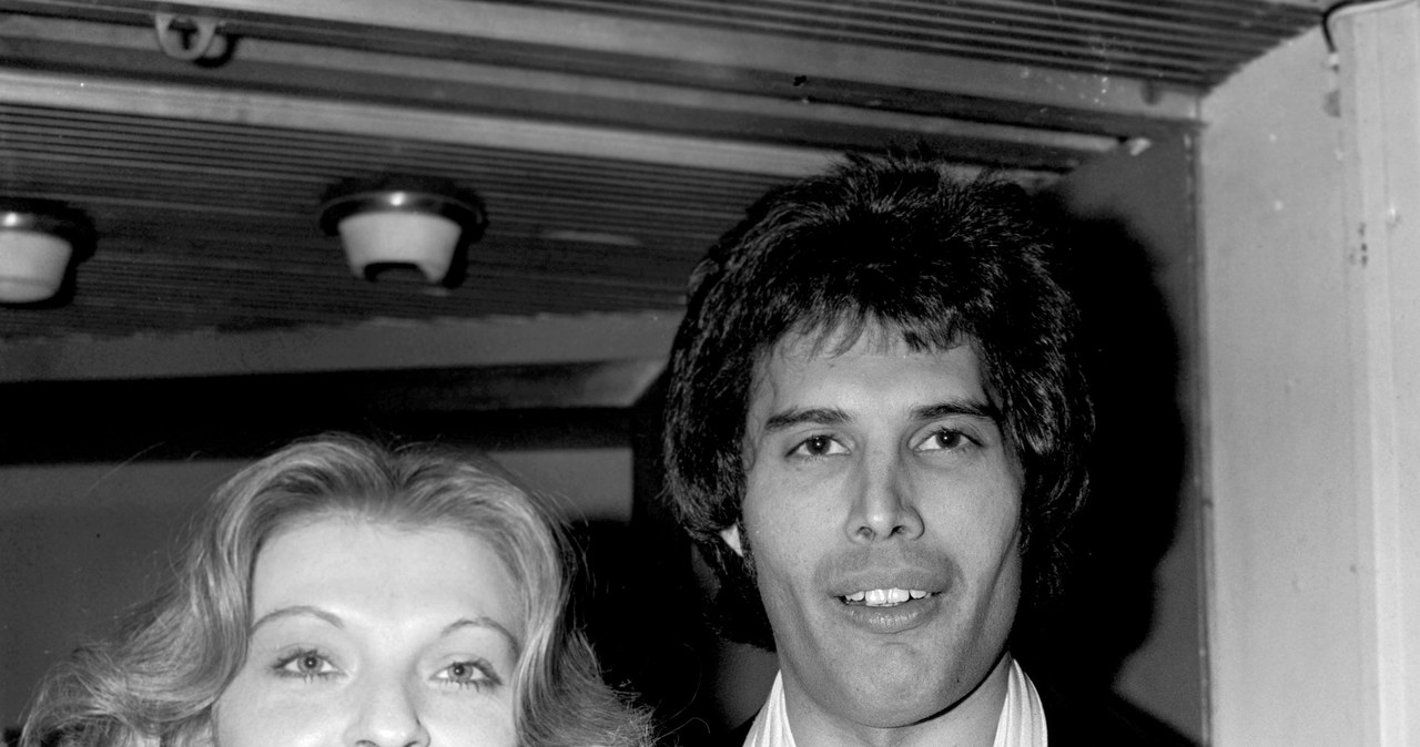 Mary Austin i Freddie Mercury, 1977 r. /brak /Getty Images