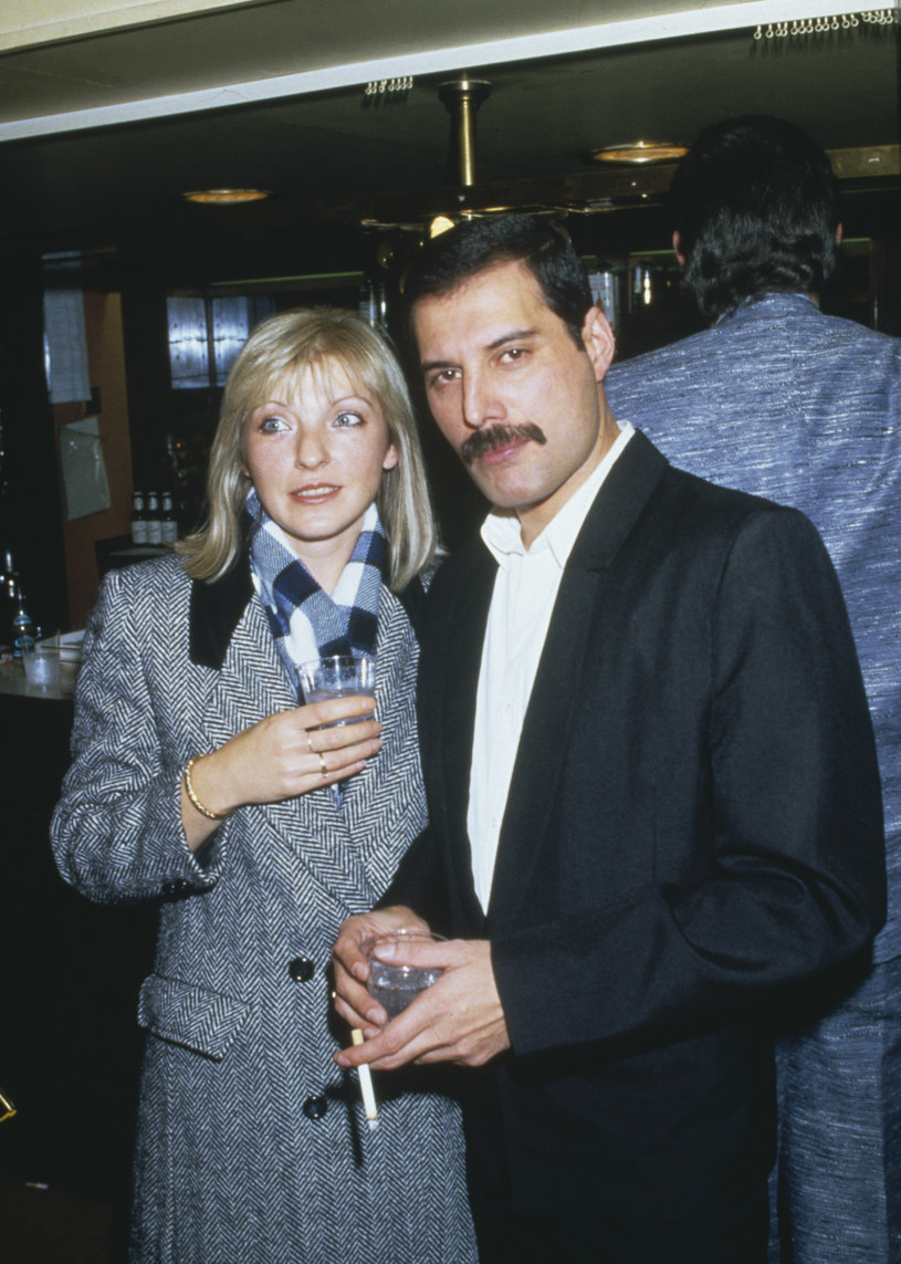 Mary Austin i Freddie Mercury, 1985 r. /Dave Hogan /Getty Images