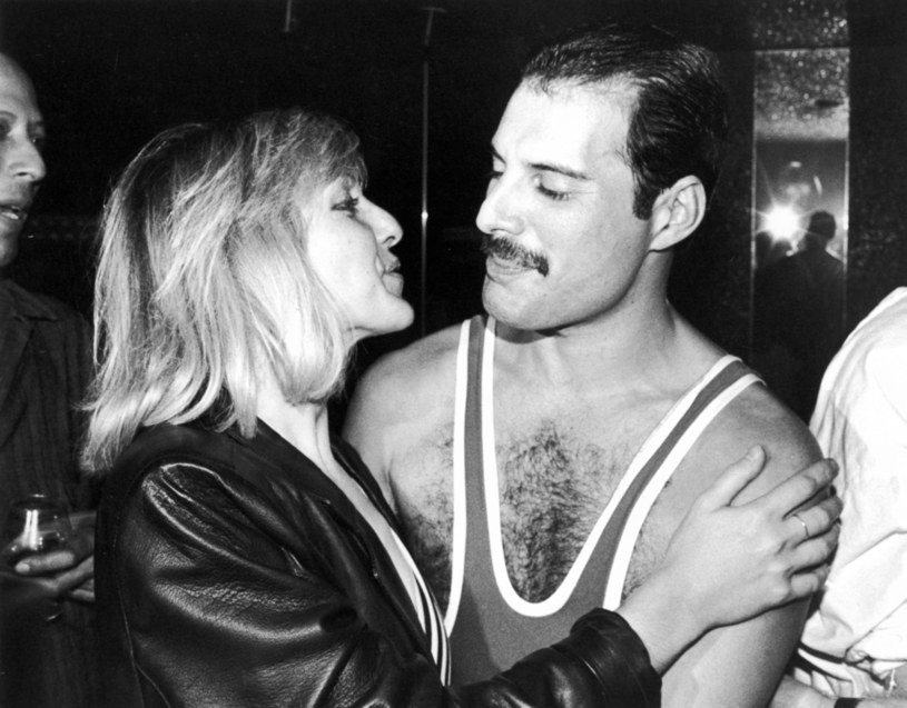 Mary Austin i Freddie Mercury w 1984 r. /Dave Hogan /Getty Images