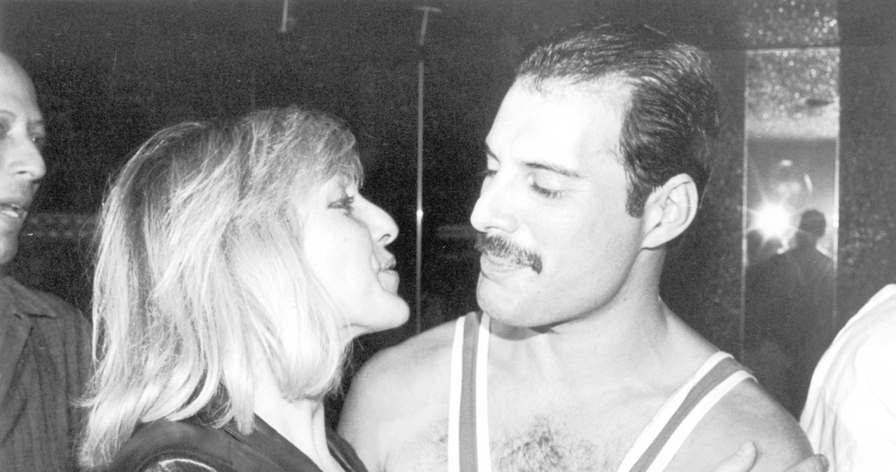 Mary Austin i Freddie Mercury w 1984 r. /Dave Hogan /Getty Images