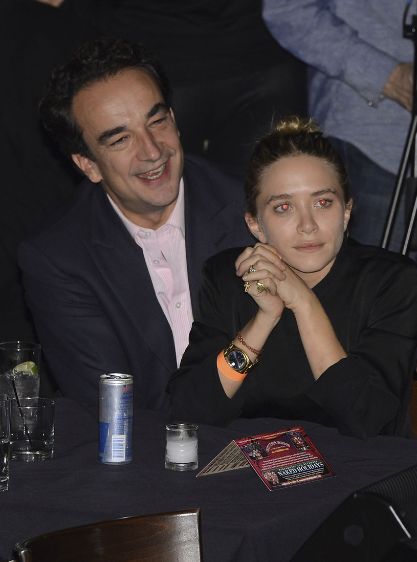 Mary-Kate Olsen z mężem Olivierem Sarkozym /Larry Busacca /Getty Images