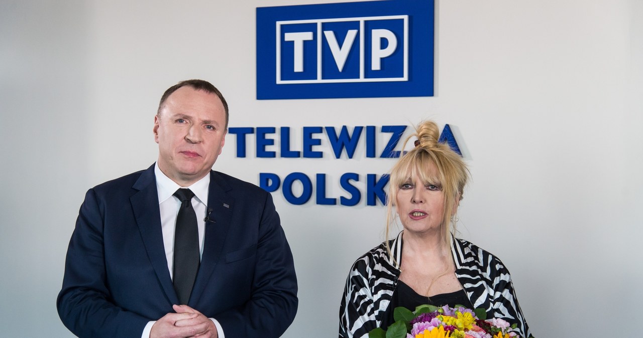 Maryla Rodowicz i Jacek Kurski /Jan Bogacz, TVP /Agencja FORUM