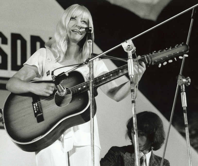 Maryla Rodowicz na festiwalu w Sopocie w 1972 roku /Karewicz /AKPA