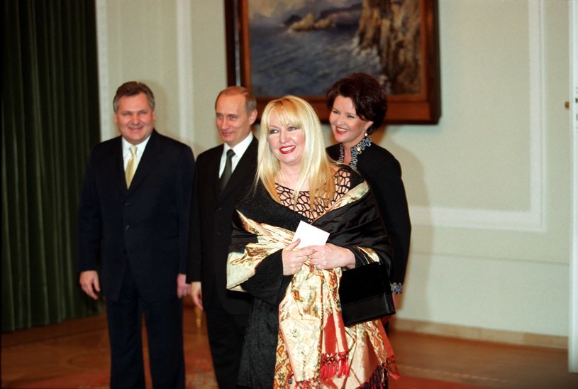 Maryla Rodowicz, Putin i Kwaśniewscy /Wojciech Jakubiuk /Agencja FORUM