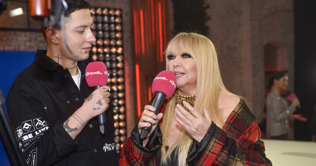 Maryla Rodowicz w rozmowie z naszym reporterem po finale "The Voice Senior" /Jacek Kurnikowski /AKPA