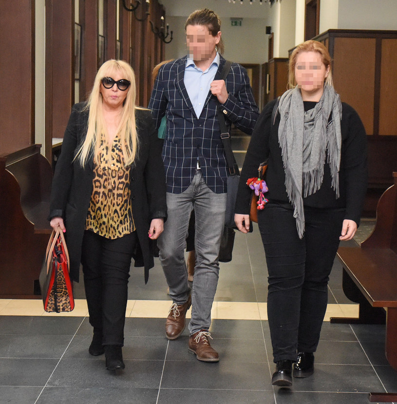 Maryla Rodowicz z synem Jankiem i córką Kasią /pomponik exclusive