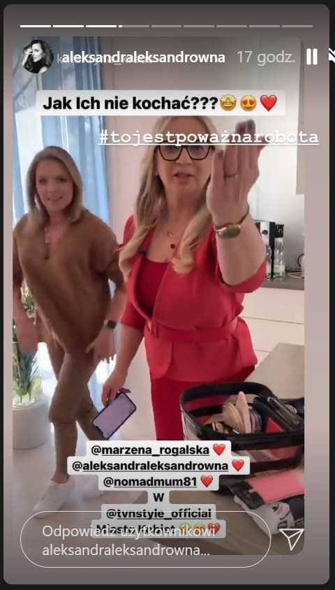 Marzena Rogalska i Ola Kwaśniewska /Instagram