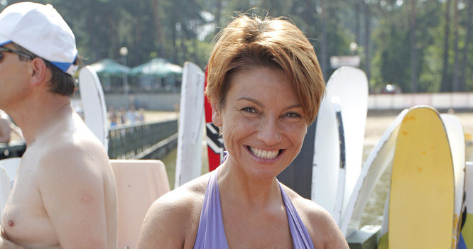 Marzena Sienkiewicz, 2010 rok /Baranowski /AKPA