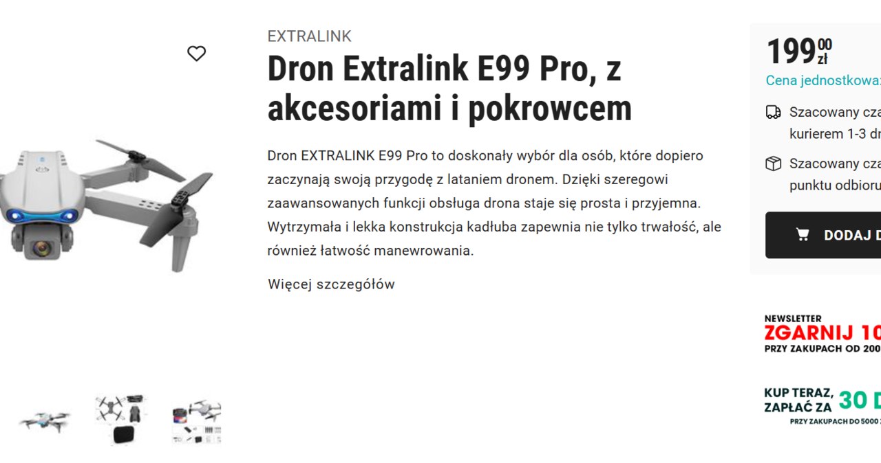 Marzysz o dronie? Te modele z Biedronki to technologiczny hit w supercenie! /Biedronka Home