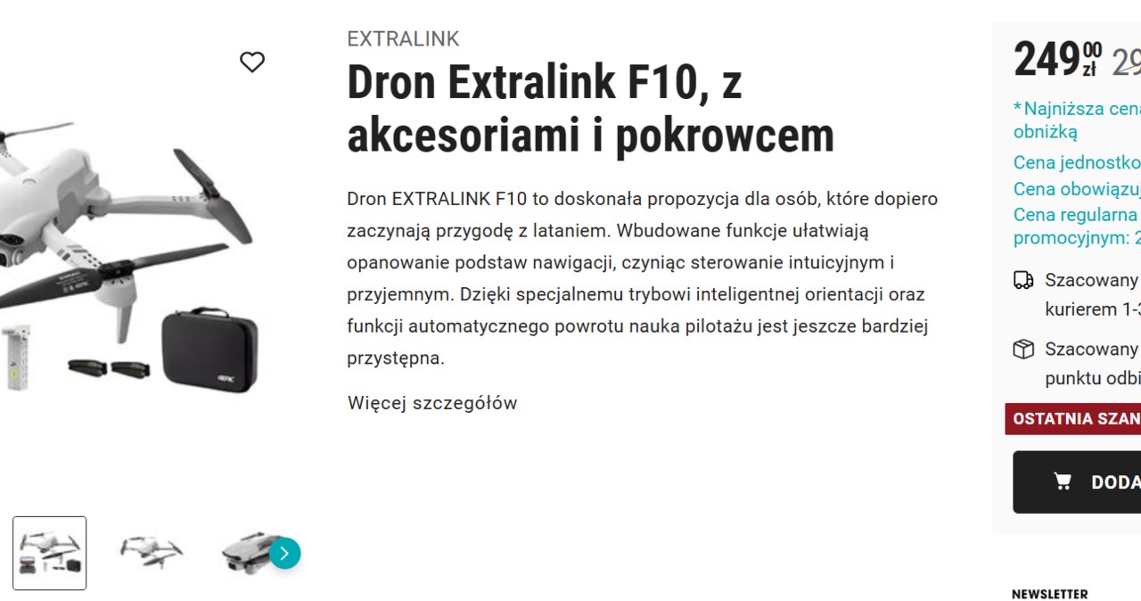 Marzysz o dronie? Te modele z Biedronki to technologiczny hit w supercenie! /Biedronka Home
