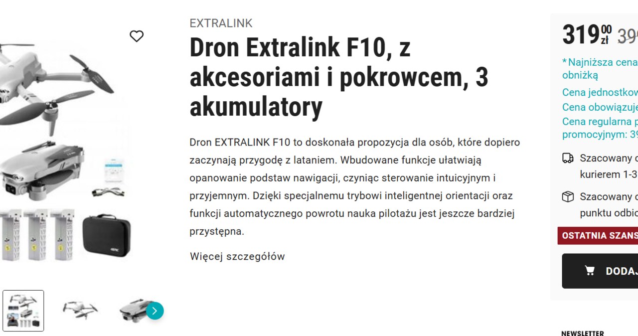 Marzysz o dronie? Te modele z Biedronki to technologiczny hit w supercenie! /Biedronka Home