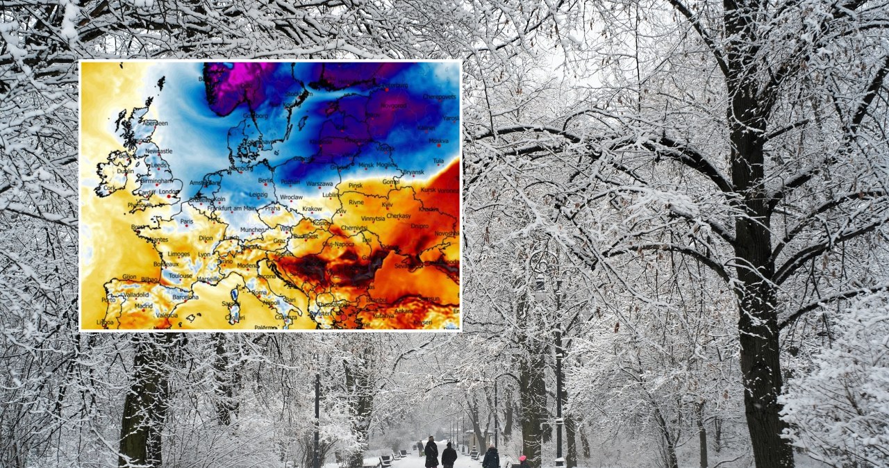 Masa arktycznego powietrza napływa do Polski. Po zachodzie słońca mróz zdecydowanie dwucyfrowy /Sławomir Kamiński/Agencja Wyborcza.pl/WXCHARTS /