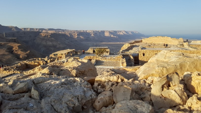 Masada - starożytna twierdza Heroda /INTERIA.PL