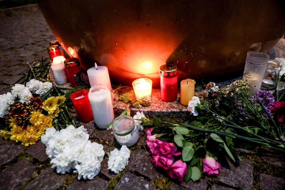 Masakra w centrum Lipska /FILIP SINGER /PAP