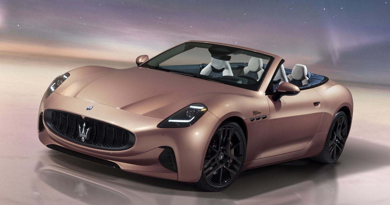 Maserati zaprezentowało GranCabrio Folgore. /materiały prasowe