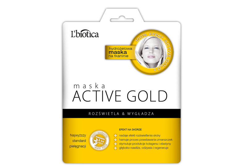 Maska Activ Gold marki L’biotica /materiały prasowe