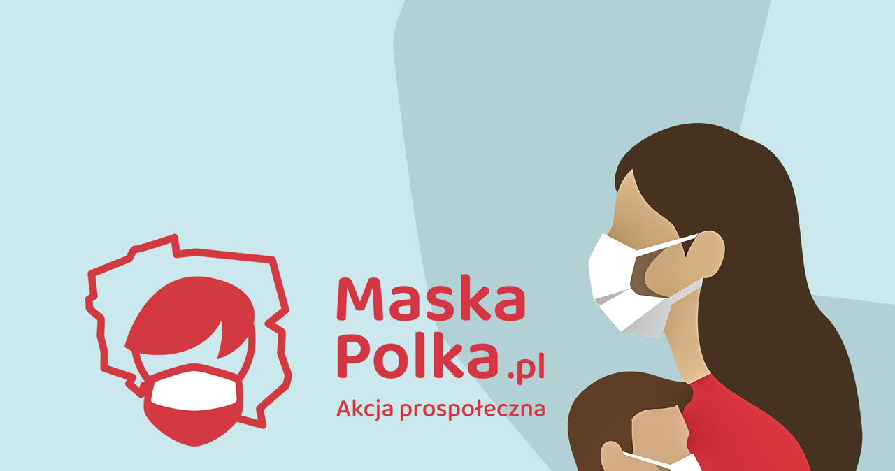 Maskapolka.pl chce łączyć osoby szyjące maseczki z tymi, które ich potrzebują /INTERIA.PL/materiały prasowe