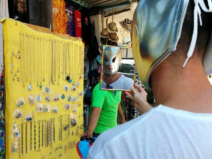Maski zapaśników to miła pamiątka z Meksyku. W Europie trudno je dostać /INTERIA.PL