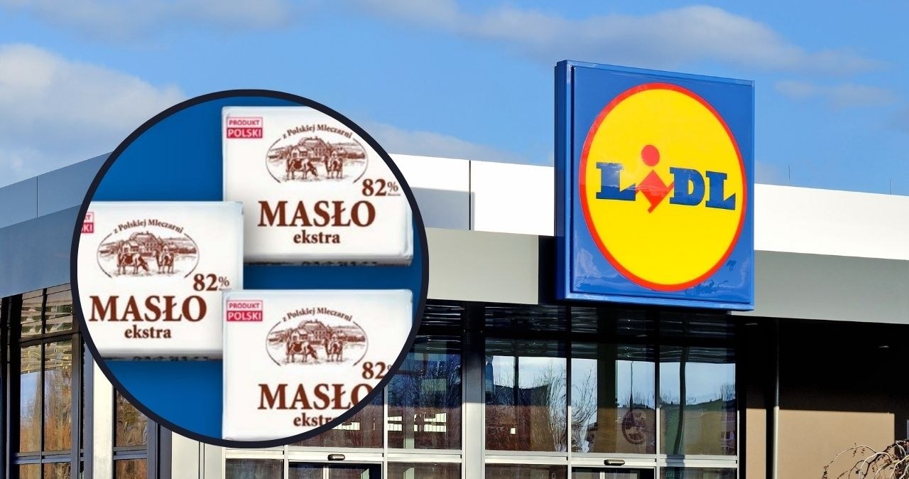 Masło taniej w Lidlu /adobestock/Lidl /INTERIA.PL