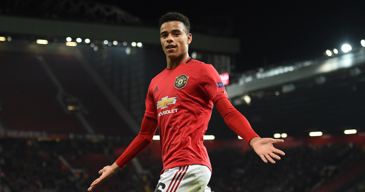 Mason Greenwood w barwach zespołu Manchester United /AFP