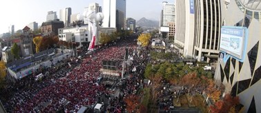 Masowe protesty w Seulu. Koreańczycy chcą dymisji prezydent