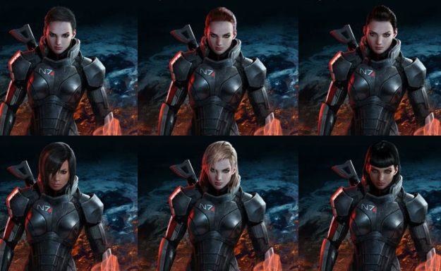 Mass Effect 3: Pani komandor Shepard w różnych wersjach - w blond włosach podoba się najbardziej /Informacja prasowa