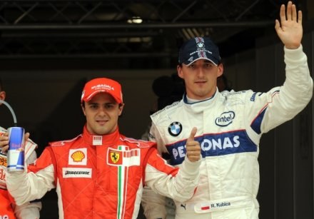 Massa pamięta czasy, gdy Kubica jeździł jeszcze na gokarcie /AFP