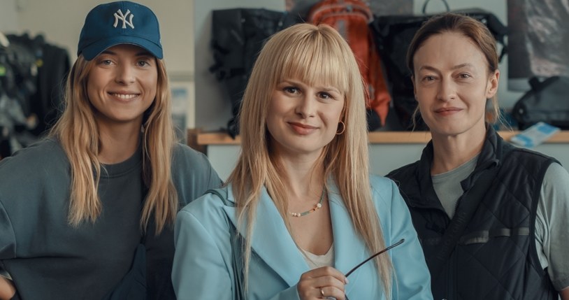 Masza Wągrocka, Barbara Wypych i Magdalena Różczka w serialu "Matki pingwinów" /Piotr Litwic /Netflix