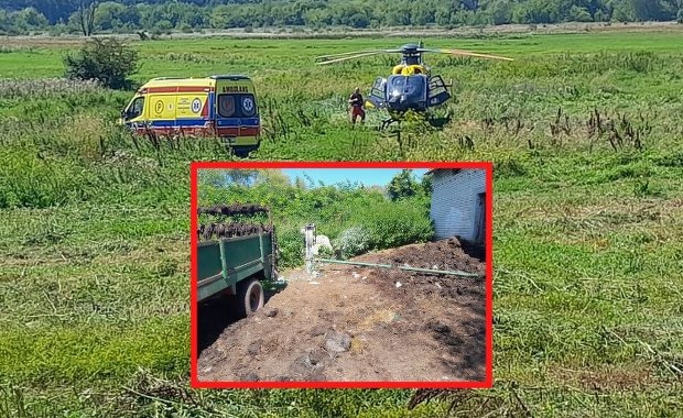 Maszyna rolnicza wciągnęła rękę nastolatka. Makabra w Świętokrzyskiem