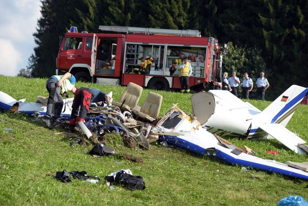 Maszyna rozbiła się krótko po starcie /Stefan Puchner    /PAP/EPA