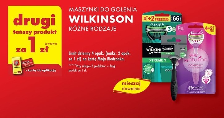 Maszynka do golenia Wilkinson za 1 zł! /Biedronka /INTERIA.PL