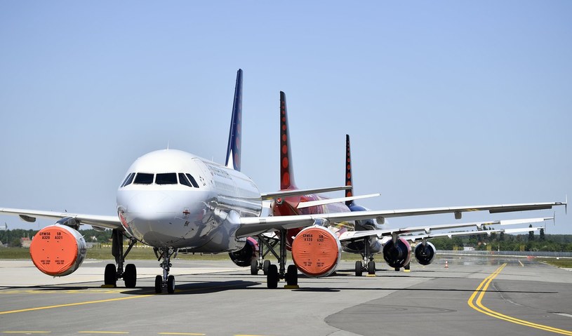 Maszyny Brussels Airlines na lotnisku w Brukseli-Zaventem /AFP