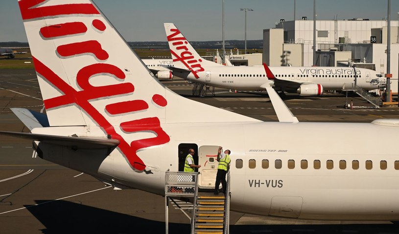 Maszyny Virgin Australia na lotnisku w Sydney /AFP