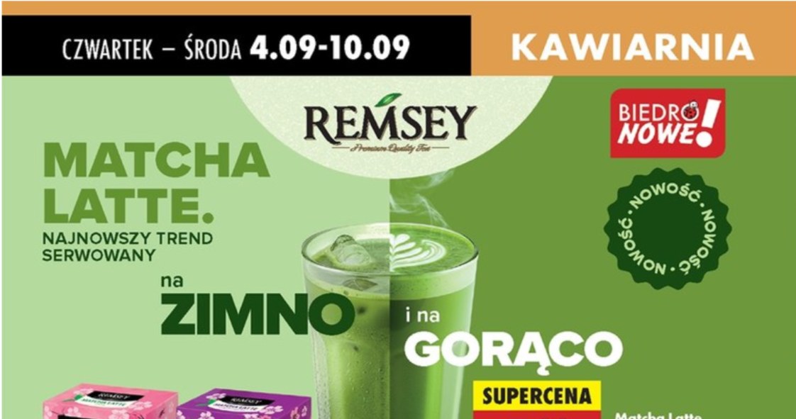 Matcha Latte Remsey /Biedronka /INTERIA.PL