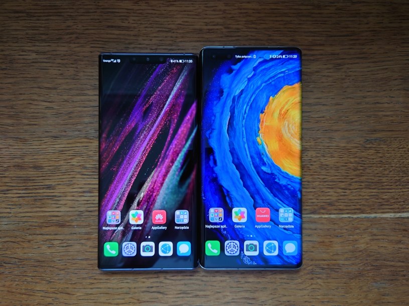 Mate 30 Pro i Mate 40 Pro (z prawej) /INTERIA.PL