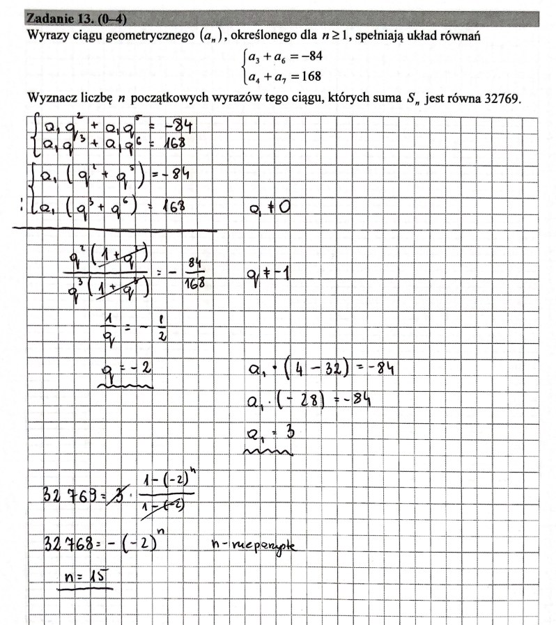 Matematyka na poziomie rozszerzonym - propozycja rozwiązań /RMF FM