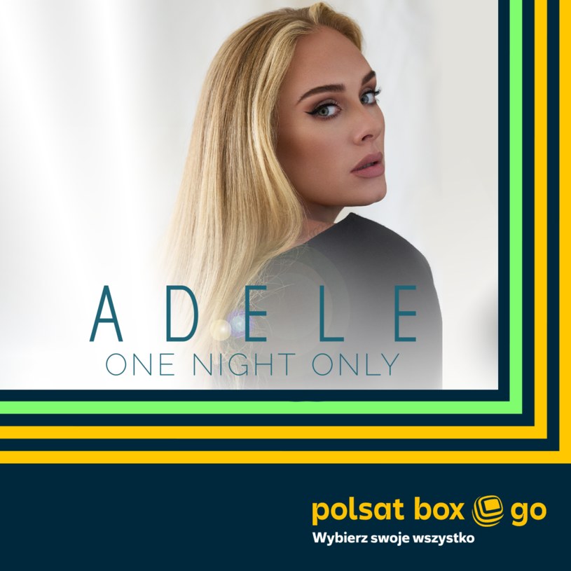 Materiał "Adele: One Night Only" dostępny jest w Polsat Box Go /Polsat