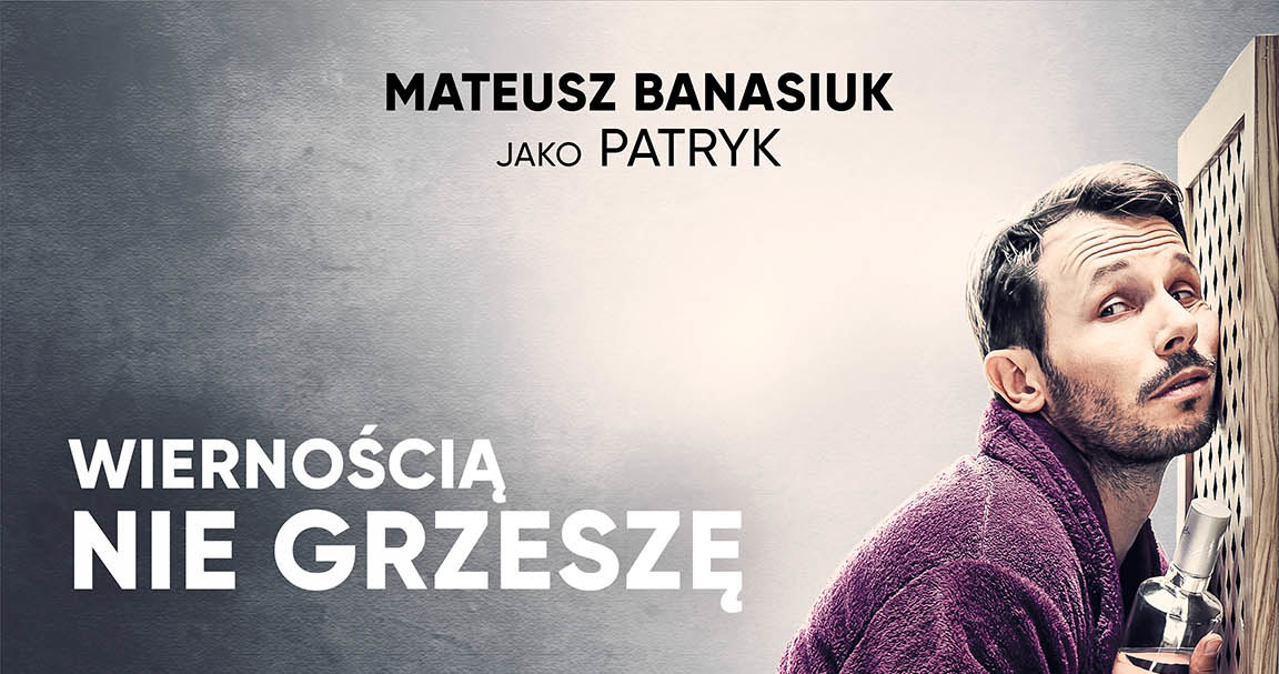 Mateusz Banasiuk na plakacie "Nie cudzołóż i nie kradnij" /Mówi Serwis  /materiały prasowe