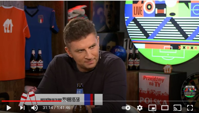 Mateusz Borek o swoich problemach opowiedział w Kanale Sportowym /YouTube.com /