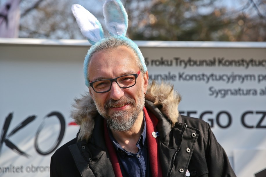 Mateusz Kijowski, lider Komitetu Obrony Demokracji /PAP/Rafał Guz /PAP