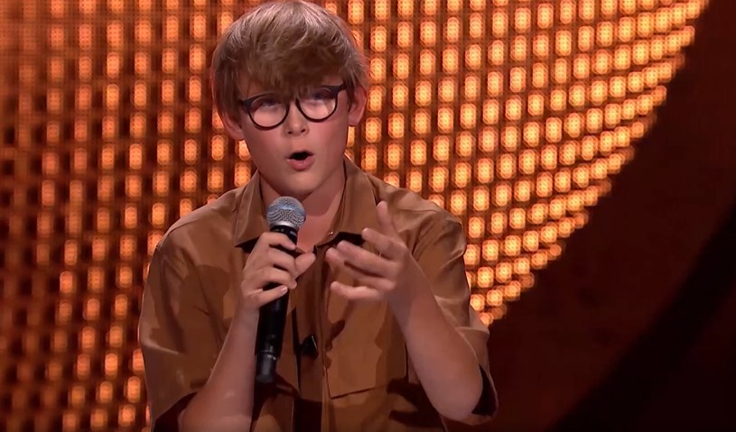 Mateusz Krzykała w "The Voice Kids" /TVP