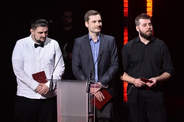 Mateusz Lenart, Andrzej Mądrzak i Wojciech Piejko /Marcin Kmieciński /PAP