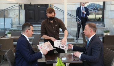 Mateusz Morawiecki i Andrzej Duda spotkali się na kawie