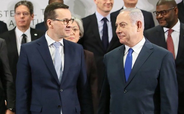 Mateusz Morawiecki i Benjamin Netanjahu / 	Leszek Szymański    /PAP