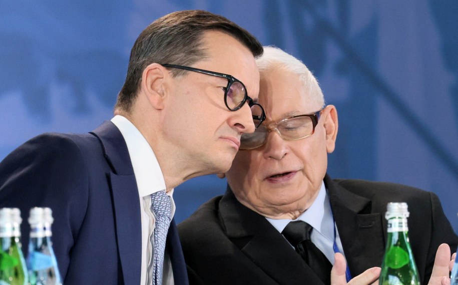 Mateusz Morawiecki i Jarosław Kaczyński /Paweł Wodzyński /East News