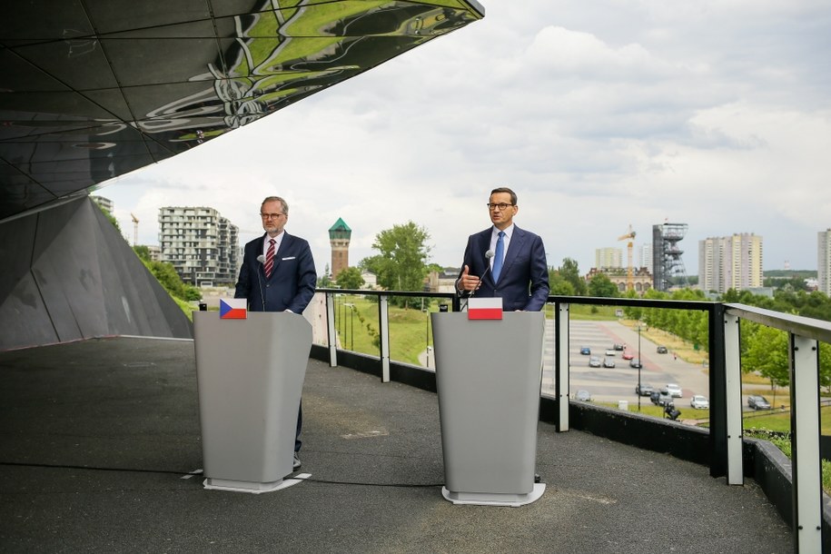 Mateusz Morawiecki i Petr Fiala /Zbigniew Meissner /PAP