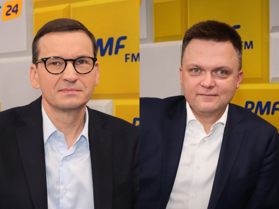 Mateusz Morawiecki i Szymon Hołownia /Archiwum RMF FM