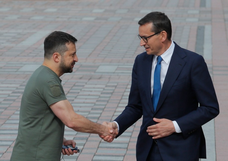 Mateusz Morawiecki i Wołodymyr Zełenski /SERGEY DOLZHENKO /PAP/EPA