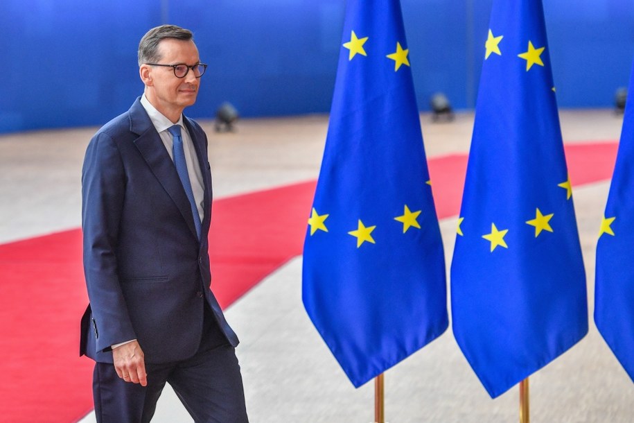 Mateusz Morawiecki na posiedzeniu Rady Europejskiej /Radosław Pietruszka /PAP