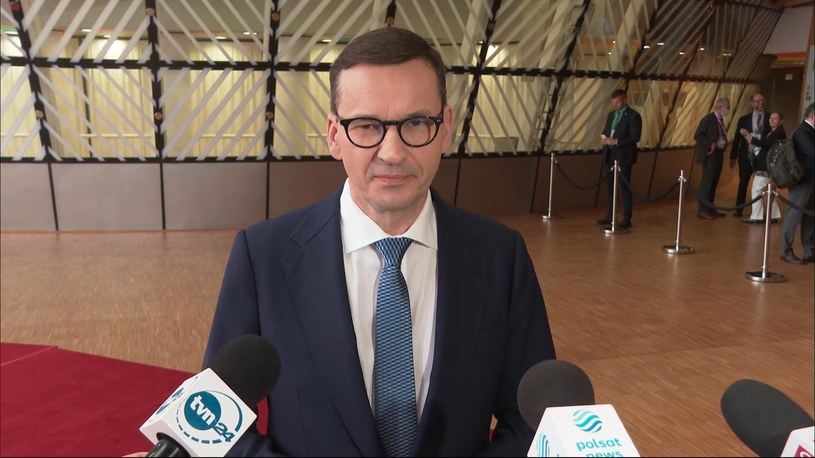 Mateusz Morawiecki na szczycie UE /Polsat News /Polsat News